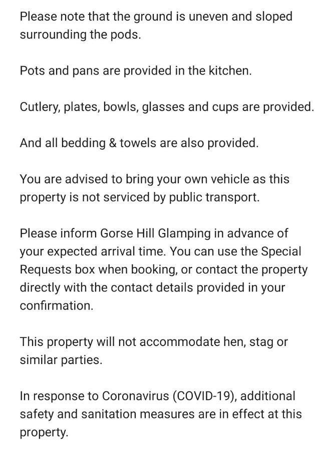 Отель Gorse Hill Glamping Ньюкасл Экстерьер фото